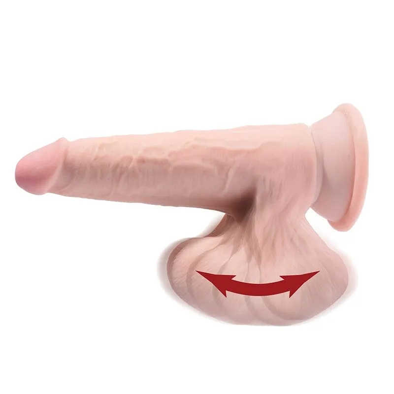 Pipedream Products King Cock Plus 7" Triple Density Cock With Swinging Balls