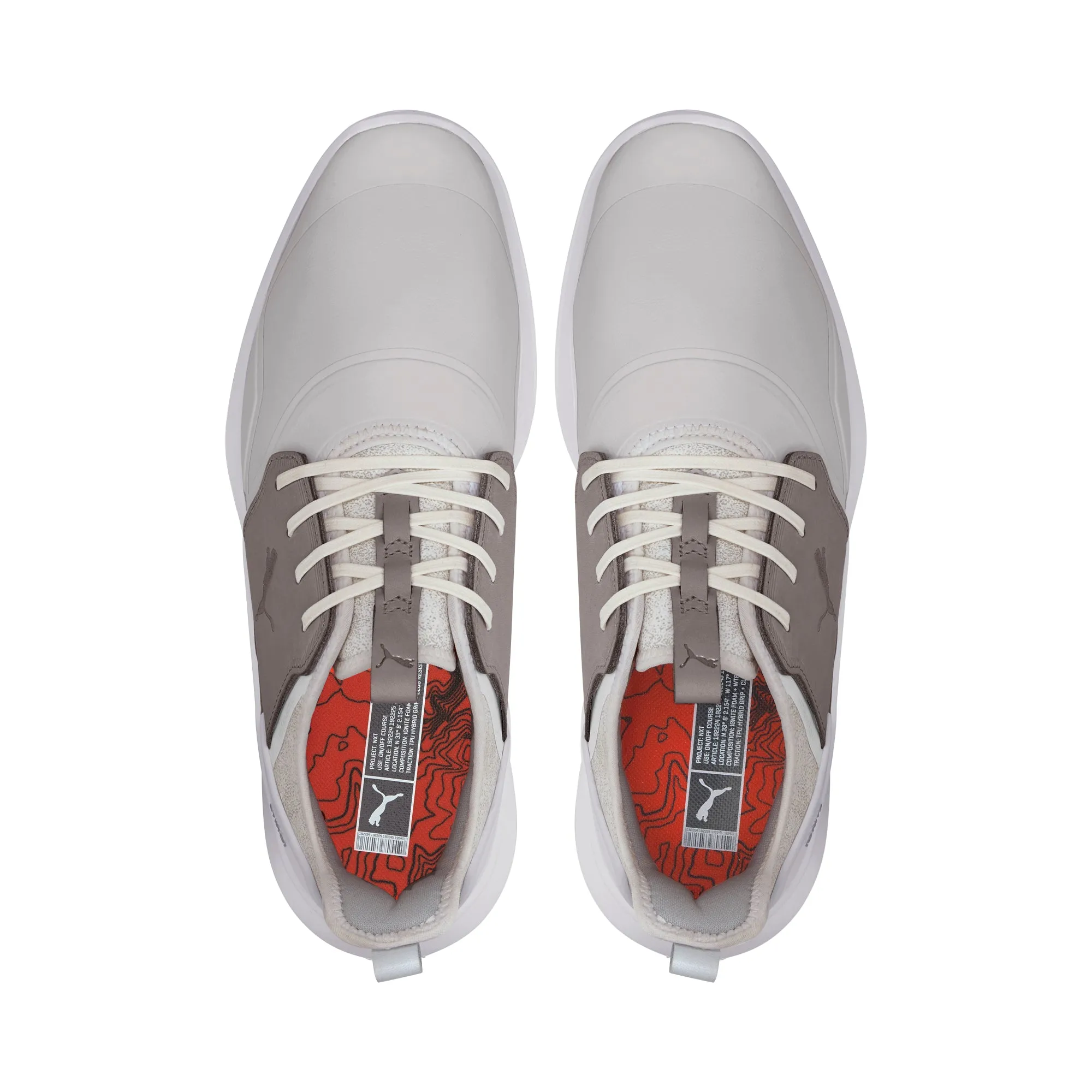 Puma IGNITE NXT Crafted Golf Shoes - Puma White/High Rise