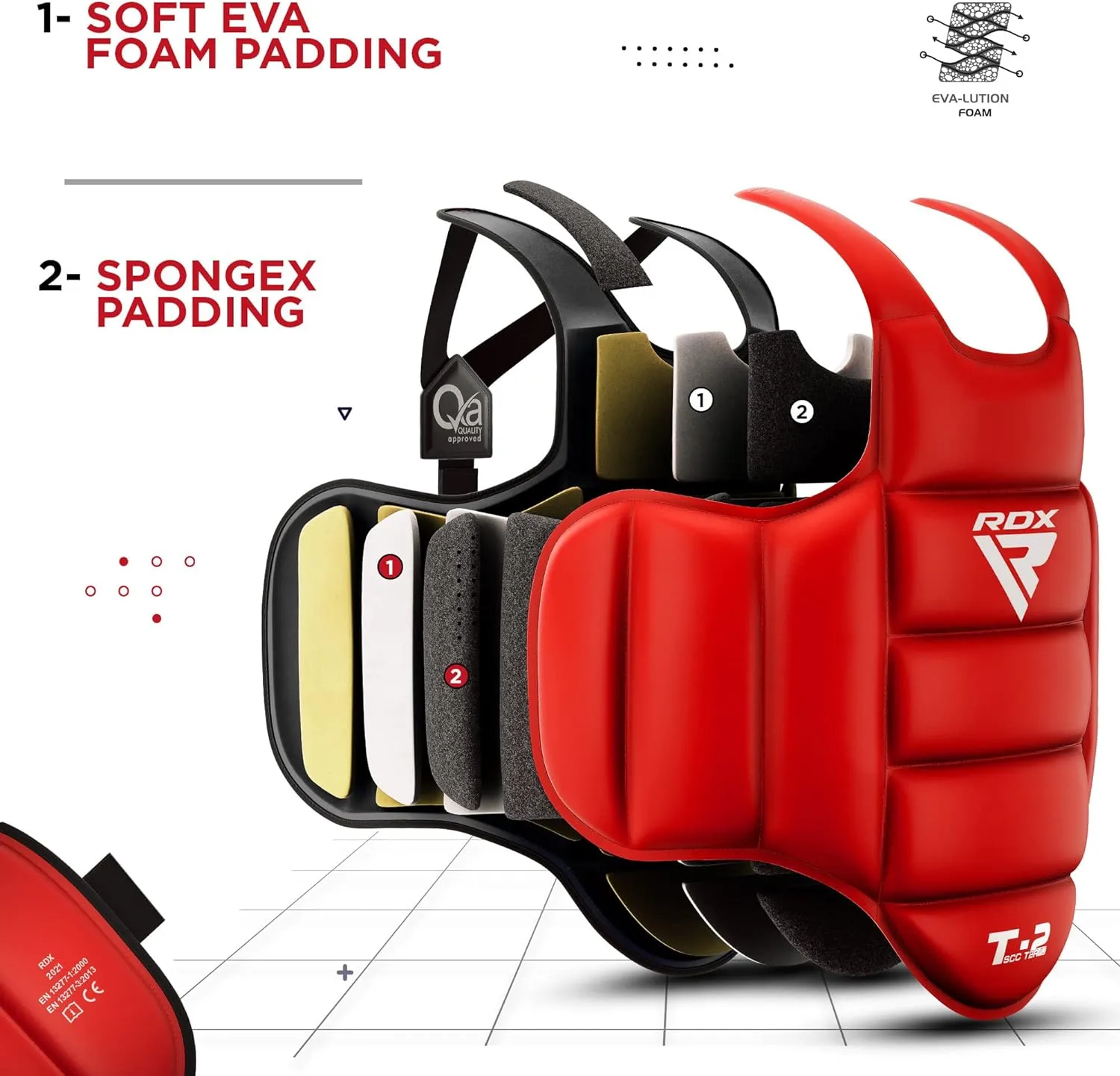 RDX T2 Karate Chest Guard Protection