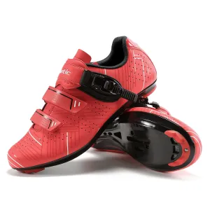 Santic Roadway Red Men & Women Road Cycling Shoes