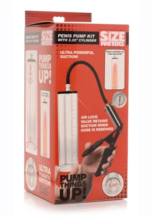 Size Matters Penis Pump Kit with Cylinder