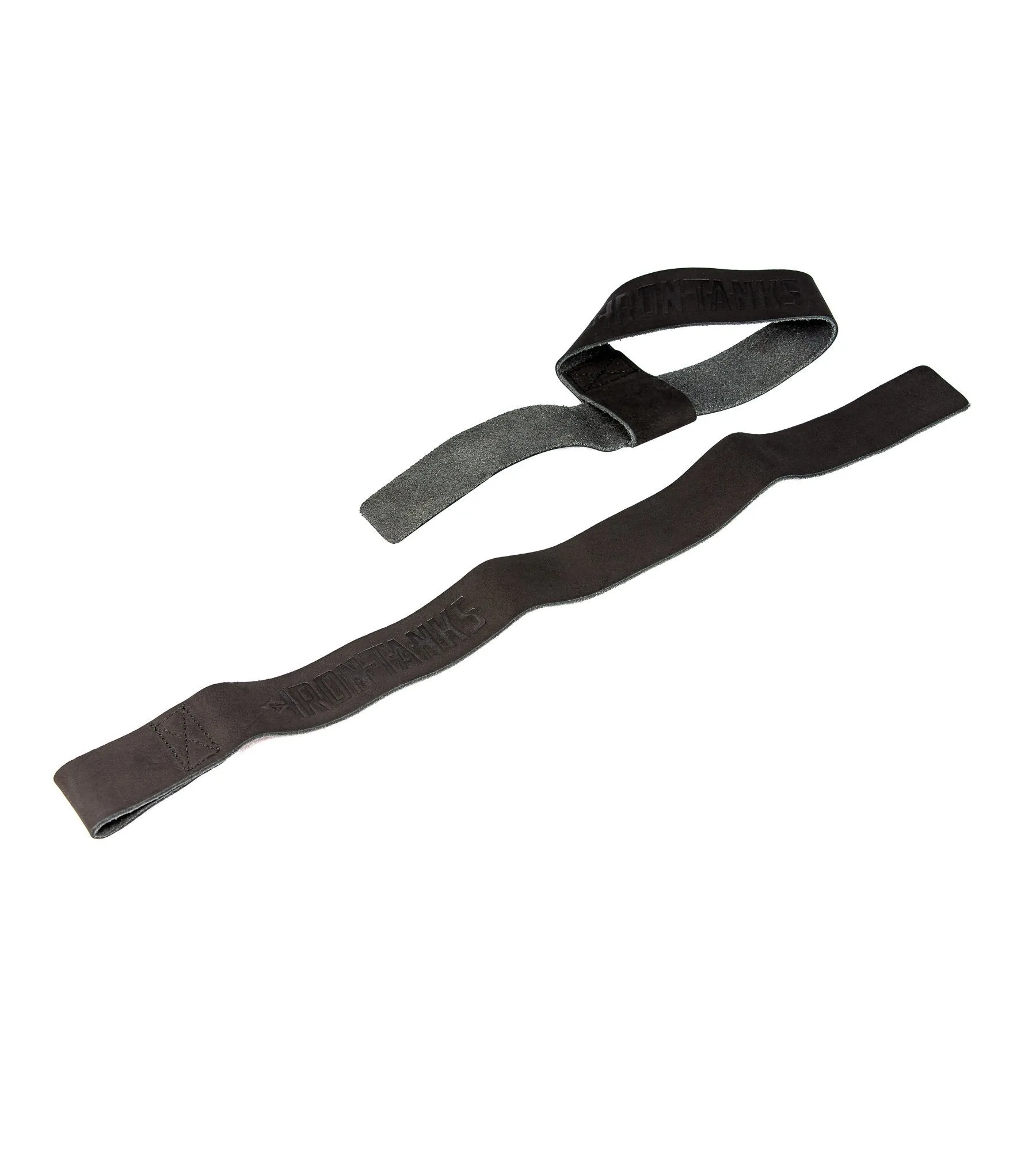 Spartan Leather Lifting Straps - Black