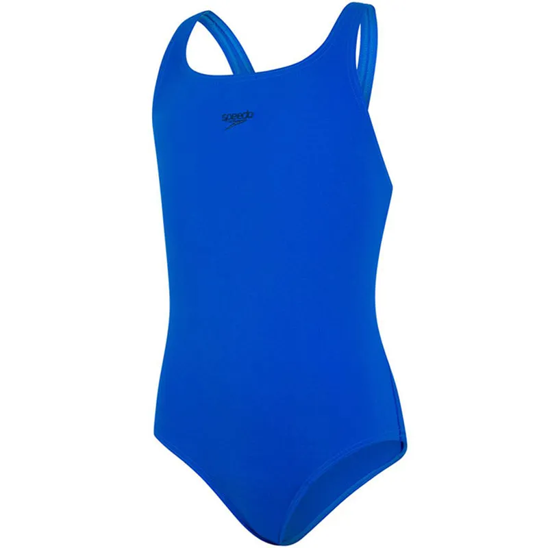 Speedo - Girl's Essential Endurance Plus Medalist Swimsuit - Blue