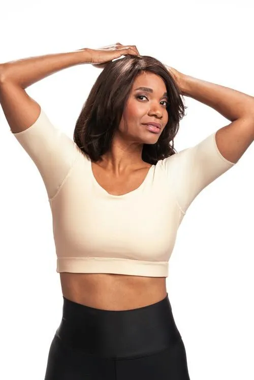 Style 785, Compression Crop Top - Short Version of Compression T