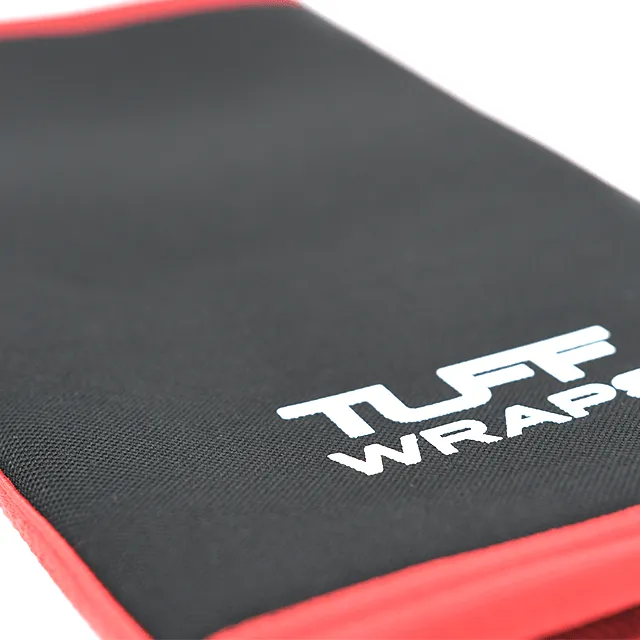 TUFF 7mm Competition Knee Sleeves (Black/Red)