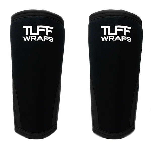 TUFF 7mm X-Training Knee Sleeves (All Black)