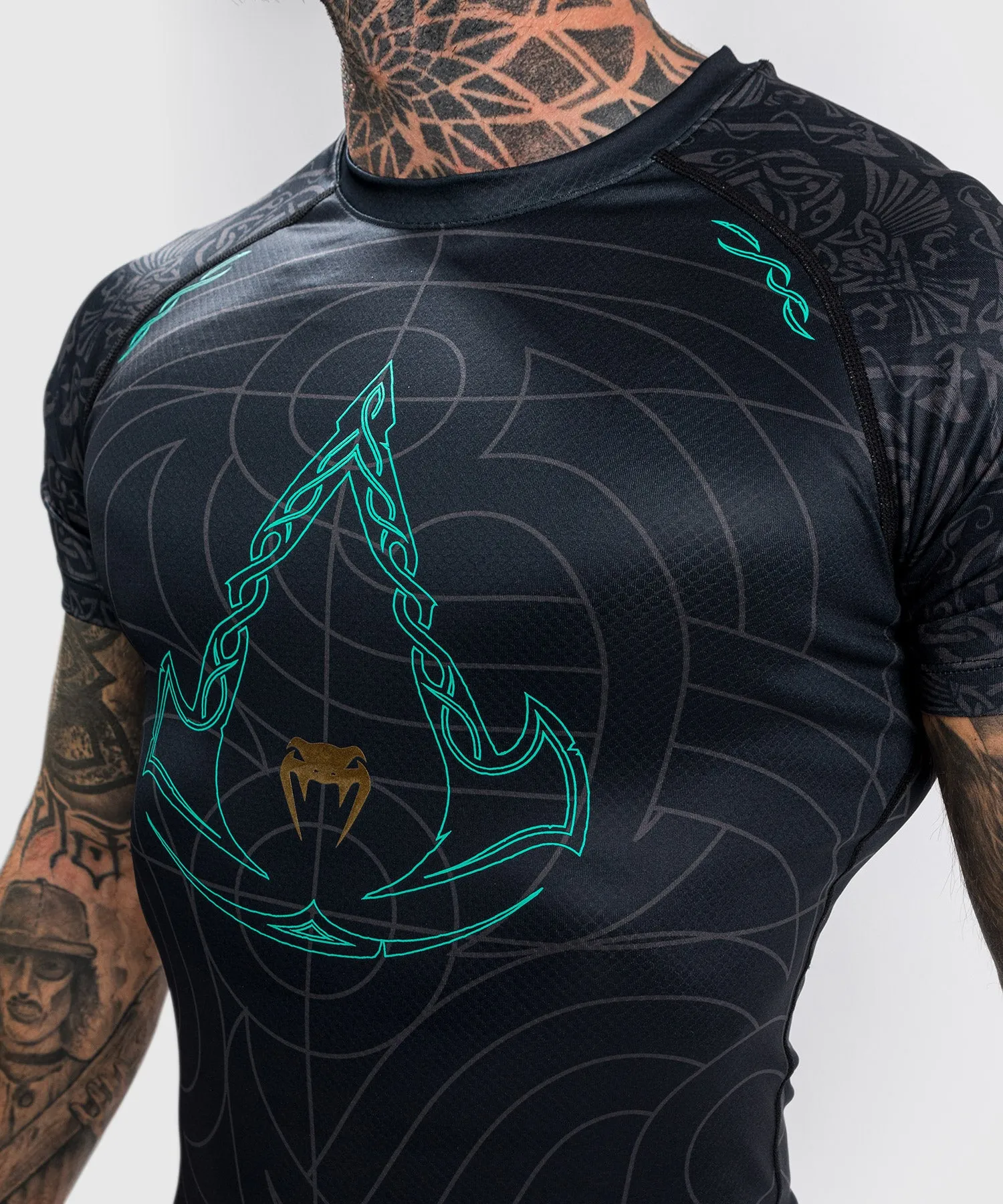 Venum Assassin's Creed Reloaded Rashguard - Short Sleeves - Black